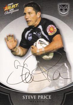 2008 Select NRL Champions - Gold Foil Signatures #FS43 Steve Price Front